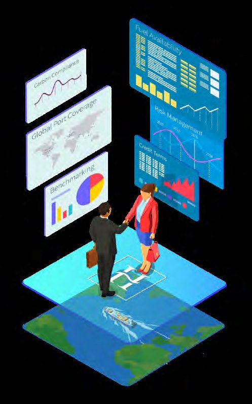 Business and data illustration from the Hartree project